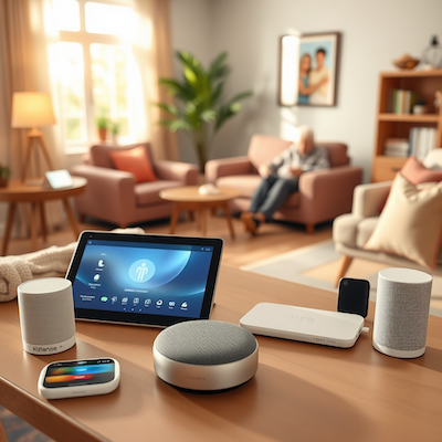 Technologieunterstützung für Senioren