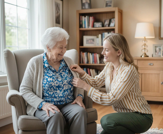 Stundenweise Seniorenbetreuung