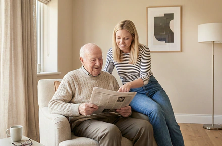 Stundenweise Seniorenbetreuung