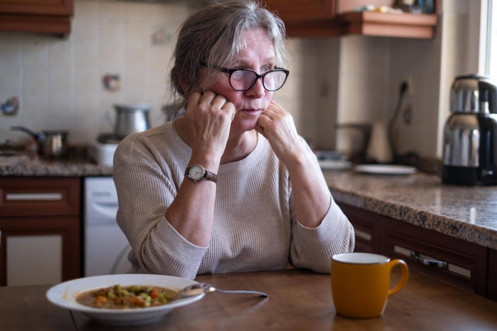 Senior ohne Appetit